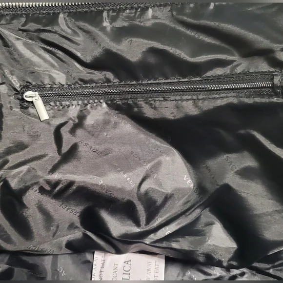 Versace Parfums Black Canvas Tote - Picture 8 of 11